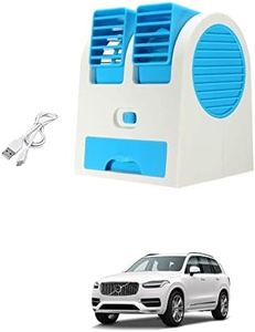 AUTOADDICT Auto Addict Car FAN Mini AC USB/Battery Operated Mini Water Car Fan Air Cooler Dual with Ice Chamber For Volvo XC90