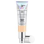 IT Cosmetics Your Skin But Better CC+ Cream, Light Medium (W) - Color Correcting Cream, Full-Coverage Foundation, Anti-Aging Serum & SPF 50+ Sunscreen - Natural Finish - 1.08 fl oz