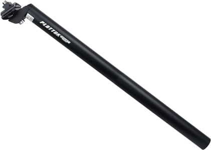 PLATTBK Bike Seat Post Extra Long 440mm (17.3inch) Aluminum Alloy Replacement Bicycle Seatpost 25.4/27.2/28.6/30.9/31.6mm for BMX Rock MTB Ebikes (25.4mm)