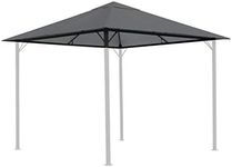 QUICK STAR Replacement Roof for Garden Gazebo 3x3m Gray