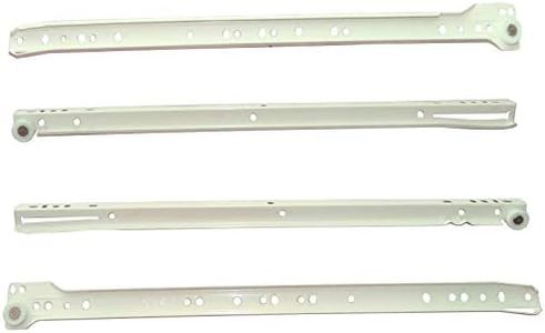 AERZETIX: Coppia guide di scorrimento a rulli per cassetti 25kg (45cm)