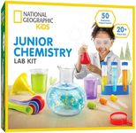 National Geographic Kids Junior Chemistry Set - Complete Early Learning Lab Kit with 50 Science Experiments for Kids and 20+ Lab Tools, Kids Chemistry Set, Science Experiments for Kids 4-6