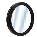 Blue Streak Special Effects Filter, 37mm 40.5mm 43mm 46mm 49mm Special Effects Lens Filter Anamorphic Special Effects Filter,for Most of Digital Cameras on The Market(43mm)