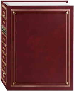 Pioneer Photo Albums Aps 3-Ring Bi-Directional Le Memo Album, Burgundy