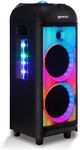 GPLT-360 Portable 1000 Watt Wireless Self Battery Powered Loud Bluetooth Party Tower Speaker Box with 360° of Sound and 360° of Beat Synced Light