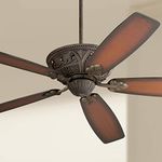 60" Casa Montego Ceiling Fan Bronze Cherry Shaded for Living Room Kitchen Bedroom Family Dining - Casa Vieja