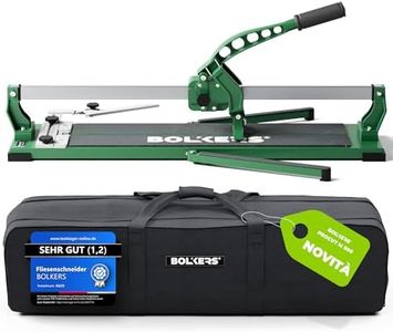 BOLKERS® ProCut M 800 Tile Cutter - Tile Cutters for Ceramic Tiles - 800mm Cutting Length - Precise Tiles Cutter Thanks to Tungsten Carbide with Ball Bearing with Magnetic Breaking Punch