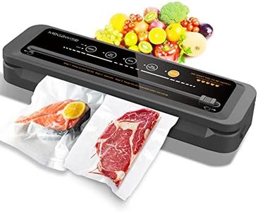 MegaWise Powerful and Compact Vacuum Sealer Machine(Black)
