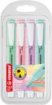 STABILO Swing Cool Highlighter Pen Pastel - Pack of 4 (Assorted Colours)