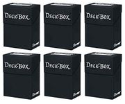 6x Ultra Pro Deck Box Schwarz - Black im Sparset