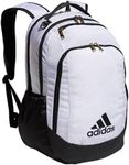 adidas Defender Team Sports Backpack, One Size, White/Black/Gold Metallic, One Size, Defender Team Sports Backpack