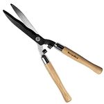 Berry&Bird Garden Hedge Shears,19.88''Heavy Duty Hedge Shears for Trimming Borders, Boxwood, and Bushes, Manual Hedge Clippers with Carbon Steel Sharp Blades & Comfort Grip Handles