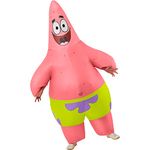 Rubie's Adult SpongeBob SquarePants Inflatable Patrick Star Costume for Themed Parties and Halloween, As Shown, One Size