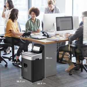 Bonsaii Auto Feed Paper Shredder – 110-Sheet Capacity