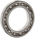 WJB 6010 Deep Groove Ball Bearing, Open, Metric, 50mm ID, 80mm OD, 16mm Width, 4900lbf Dynamic Load Capacity, 3750lbf Static Load Capacity