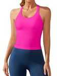 ATTRACO Women's Gym Tops with Built in Bras Sport Vest Yoga Tank Tops