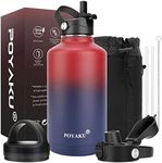 Water Bottle Insulated 64 oz- Straw