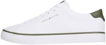 Tommy Hilfiger Men TH HI Vulc Low CORE Seasonal, White, 42 EU