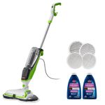 Bissell Spinwave Cord Powered Hard Floor Mop 2039C - Quiet Operation with On Demand Spray for Sealed Hard Floor Surfaces - Includes Trial Formula, A Set of Soft Pads and A Set of Scrub Pads