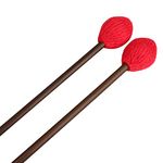 Mr.Power Marimba Mallets Wood Handle Yarn Head (Medium Hard)