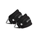 Joyfit Padded Ankle Straps- for Cable Machine, Kickbacks, Glute Workouts, Leg Extensions, Curls & Hip Abductors with Padded Neoprene Support, Ideal for Men & Women [Pair]