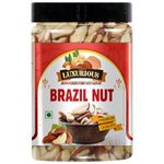 Luxurious Premium Dried Brazil Nuts - 100gm | Treasures Nuts | Brazil Nuts A++ | Brazil Nuts Dry Fruits Rich in Selenium, Iron, Calcium, Zinc - Healthy & Crunchy Protein Snack For Kids & Adults