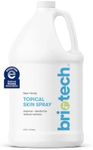 BRIOTECH Topical Skin Spray, Hypochlorous Acid for Sensitive Skin, HOCl Facial Mist, Full Body Support Against Irritation, Calm Redness, Soothe Foot & Scalp, 1 Gallon Refill (1 Pack)