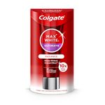 Colgate Max White Ultimate Radiance Whitening Toothpaste 75ml - 10X Whiter Teeth* - Instant Teeth Whitening Toothpaste^ - Deeply* Whitens - Helps Prevent Future Stains - Enamel Safe for Daily Use