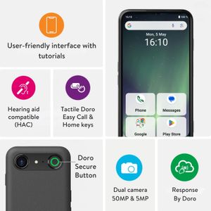 Doro Aurora A30 Senior Smartphone – Easy-to-Use Mobile Phone