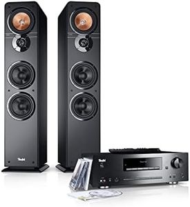 Teufel Ultima 40 Kombo - HiFi Stereo System, Kraftvoll, Bluetooth aptX, NFC, CD-Receiver, DAB+ Digitalradio, USB, 3-Wege-System, Musik, Film, Games - Schwarz