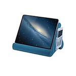 Mcbazel Tablet Pillow Stand for IPad Cushion Stand, Soft Multi-Angle Phone Pillow Lap Stand Holder for Tablet/iPad/E-Reader - Lake Blue