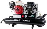 Metabo HPT Gas Powered Wheeled Air Compressor, 8 Gallon, 116 to 145 PSI, Professional Grade Honda GX Engine, Cast Iron Cylinder, Powerful Compression, Integrated Control Panel, EC2510E