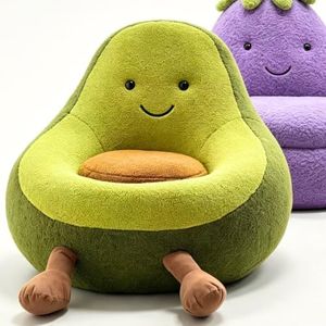 Avocado Bean Bag Chair Sofa, Cute Fruit Shape Floor Sofa for Adults Teens