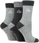 STORM BLOC Performance Athletic Leisure Sport Boot Socks 3 pair Womens 4-8UK 5-9US (5-9, 4-8UK, Charcoal)