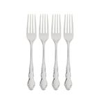 Oneida 2766004G Dover Fine Flatware Dinner Forks, Set Of 4