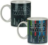 Star Wars Lightsaber Heat Change Mug - Officially Licensed Disney Merchandise, Add Hot Drink to Reveal Lightsabers, Gift for Star Wars and Mandalorian Fans, 295ml (10 fl oz)| Paladone