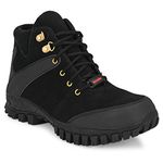 Kavacha Suede Leather Steel Toe Safety Shoe, S82 Size : 8