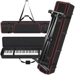 Piano keyboard Case Compatible with Yamaha P71/P143B 88 Key Weighted Slim Digital Pianos, Travel Carrying Holder for Electric Mechanical Keyboard Stand Performing Outdoors, Home Practice (Bag Only)