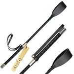 Horse Supply 17.7 inch Riding Crop Jump Bat Horse Equestrian with Double Slapper