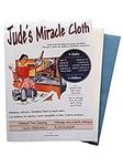 Jude's Miracle Cloth Microfiber Cleaning Cloth 2 Pack (1 White 1 Blue) For Windows Mirrors Crystal Eye Glasses TV Computer Screen Countertops Cars & Boats Chemical Free