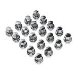 20 xSTAINLESS Alloy Wheel Nuts RRD500290 for Discovery 3 4 5, Ran-ge Rover Sport, Ran-ge Rover L322 L405# LR068126 RRD500590 LR068126