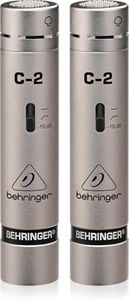 Behringer C-2 Studio Condenser Microphones, Black