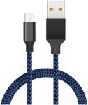 ZOMTOP 3M Long PS4 Controller Charger Charging Cable Nylon Braided Micro USB High Speed Data Sync Cord Compatible with Playstation 4,PS4,Xbox One S/X Controller, Android Phones (Blue)