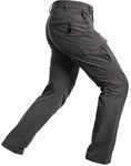 Wespornow Men's-Hiking-Pants Lightweight Water Resistant Quick Dry Outdoor Pants for Fishing Travel Camping, Dark Grey, 34W x 30L