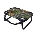 Folding Turkey Hunting Stool - Strong Steel Legs - 16.75L x 13W x 7.5H inches - Mossy Oak Obsession