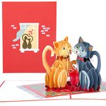 PopLife Love Kitties Pop Up 3D Pop Up Greeting Card - Mother's Day Card, Valentine's Day, for Cat Lovers - for Mom, for Wife, for Grandma, for Daughter, for Friend, for Mother in Law