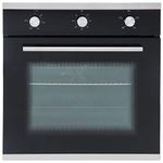 SIA AMZSO101 60cm Black Built In Multi Function Electric Single True Fan Oven