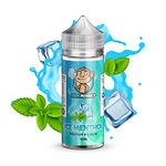 VAPEMONKEY No Nicotine Ice Menthol Vape Liquid - Flavored Vape Juice for Pods, Vape Pens and Vape Mods - Smooth Vaping Eliquid 100ml with a Thick Cloud