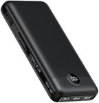 VEGER Power Bank 27000mAh 20W Fast Charging Portable Charger USB C Battery Pack,PD&QC 3.0 Powerbank with 4 Outputs & 2 Inputs Compatible with iPhone/iPad/Samsung Phones Tablet and More