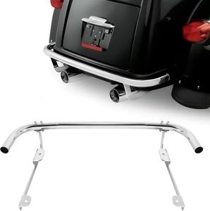 VPZMT Chrome Rear Crash Bar Bumper Guard Protector for Harley Tri Glide Ultra 2009-2024 & CVO Tri Glide Guide 2020 2021 2022 Models